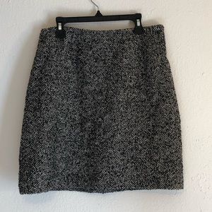 Boston Proper Wool Skirt with lining